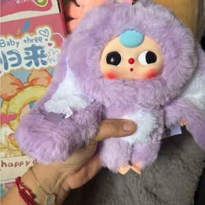 Baby three purple bunny